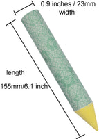 Ertra Big Art Blendersfor - Juego de 9 piezas para bocetos, 0.906 in de ancho, mezcla de grasa, tortillones con sacapuntas de papel de lija y una herramienta de extensión de lápiz para dibujar y licuadora - Arteztik
