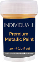 Juego de 8 pinturas acrílicas individuales, color dorado, plateado, bronce, cobre, efecto metálico brillante, pintura de alta calidad fabricada en Alemania, pigmentación de metal extremadamente alta - Arteztik
