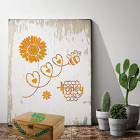 Plantilla decorativa de girasol para pintar en muebles de pared, manualidades, plantilla de pintura reutilizable - Arteztik
