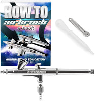pointzero dual-action 2 CC gravity-feed aerógrafo Set – 0.2 mm de la boquilla - Arteztik
