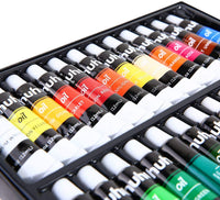 Ohuhu Juego de pintura al óleo, 36 colores a base de aceite, pintura al óleo para artistas, 0.4 fl oz x 24 tubos, ideal como regalo para el día de la madre - Arteztik
