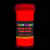 Juego de pintura acrílica que brilla en la oscuridad, pintura fluorescente fosforescente de neón para Halloween - Arteztik
