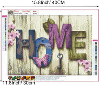 BOHADIY Kits de pintura de diamante para adultos – 5D DIY números de diamante con taladro completo – pinturas de bordado de diamantes de imitación de cristal, ideal para el hogar, oficina, decoración de pared de 15,8 × 11.8 in (hogar) - Arteztik
