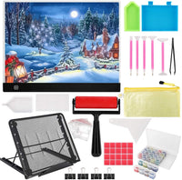 B4 Kit de almohadilla de luz LED de pintura de diamante, mesa de luz LED de rastreo de Artcraft, tablero de brillo de luz regulable de bricolaje, almohadillas de pintura B4 reutilizables ideales para taladro completo y taladro parcial pintura de diamante - Arteztik
