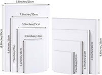 URATOT 8 piezas de lienzo en blanco para artistas, varios tamaños, varios paneles de lienzo, creativos paneles de pintura en blanco acrílico, pintura al óleo, tabla de acuarela para pintar - Arteztik

