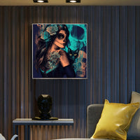 Kit de pintura de diamante para adultos, 5D, para bricolaje, taladro, cristal, diamantes de imitación, bordado, punto de cruz, manualidades, lienzo, decoración de pared - Arteztik
