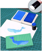 Juego de 10 esponjas para dedos, estampar y dibujar, para pintar con tiza de tinta, manualidades, arte y manualidades - Arteztik
