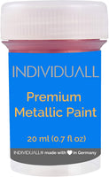 Juego de pinturas acrílicas metálicas Premium por individuall, 8 pinturas metálicas de grado profesional, suministros de arte fabricados en Alemania, juego de pintura acrílica con efecto metálico, pintura sobre lienzo y cualquier superficie - Arteztik
