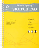 CONDA - Cuaderno de bocetos de 8.1 x 11.4 in, 100 hojas (3.53 oz/m²), encuadernado en espiral, papel de dibujo duradero sin ácido para dibujar pintura - Arteztik
