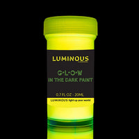 Pintura fluorescente individual que brilla en la oscuridad – Juego de 8 pinturas de neón autoluminosas – Pintura fosforescente de larga duración – Pintura de neón brillante - Arteztik
