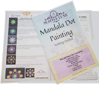 50 PC Mandala Rock Dotting Kit with Paint and Instructions, Mandala Dotting Tools, Rock Painting Kit for Adults, Instructions How to Dot Paint, Dot Painting Tool kit with Storage Bag, Mandala Stencil - Arteztik
