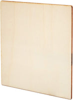 Recortes de madera para manualidades, cuadrados de madera (5 x 5 in, 36 piezas) - Arteztik
