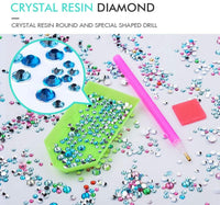 ZSNUOK - Kit de pintura de diamante 5D por número para adultos o niños, con forma especial para manualidades, manualidades, mosaicos, suministros de pintura con diamantes para decoración de la pared del hogar, lindo perro 8.0 x 10.0 in - Arteztik
