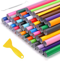 Hojas de vinilo adhesivo permanente con respaldo de 12.0 x 12.0 in. - Arteztik
