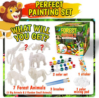 FunzBo Kit de pintura para manualidades y artes infantiles, juguetes para animales, suministros de arte y manualidades, recuerdos de fiesta para niños y niñas de 4 5 6 7 años de edad, creatividad para niños, regalo de bricolaje, pintura de Pascua para tus - Arteztik
