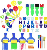 Kids Art & Craft - Juego de pinceles de pintura para niños (47 unidades) - Arteztik
