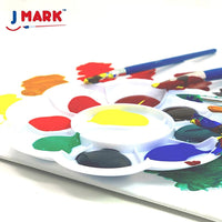 Art Canvas Paint Set Supplies - Kit de pintura acrílica de 63 piezas con caballete de madera y peg Dolls, lienzos de 8 x 10 pulgadas, 12 pinturas lavables no tóxicas, 5 pinceles, paleta y guía de mezcla de colores - Arteztik
