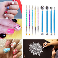 Suksadum - Juego de 34 herramientas de punteado de mandala para niños y adultos, suministros de arte y manualidades para pintar rocas, dibujo de mandela, puntos de uñas - Arteztik
