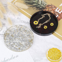 Kitcheblest - Juego de 3 moldes para posavasos de silicona para fundición de resina, para decoración del hogar, posavasos con pegamento para gota y herramienta de molienda para manualidades - Arteztik
