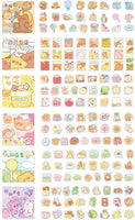 Doraking 300 pegatinas para decoración de conejos de dibujos animados para álbumes de recortes Bujos, 6 temas bonitos conejos pegatinas (amarillo) - Arteztik
