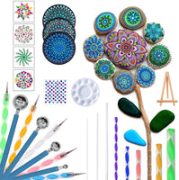 Point Painting Prush Tool - Juego de plantillas de mandala para puntos, plantilla de mandala, 29 piezas, kits de herramientas de pintura - Arteztik
