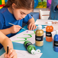 Magicfly Bulk Juego de pintura acrílica, 14 colores ricos pigmentos (8.1 fl oz/8.12 fl oz. ), pintura no destiñe, no tóxica para pintar sobre lienzo, ideal para niños, artistas y pintores aficionados - Arteztik
