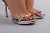 Pies de silicona para maniqui, maniqui, maniqui, maniquí femenino, 1 par, sandalias y calcetines, diseño de calcetines - Arteztik
