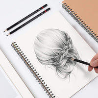 Juego de lápices de dibujo profesional – 12 lápices de grafito de dibujo (8 B – 2 H), ideal para dibujar arte, bocetos, sombreado, para principiantes y artistas profesionales. - Arteztik
