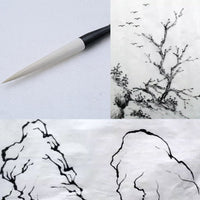 mb023 – 1 hmay enorme de caligrafía china tradicional Brush/Sumi Pintura Dibujo Brush Plus bambú Wrap - Arteztik
