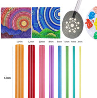 Mandala Dotting Tools – 30 herramientas de pintura para uñas con plantilla de mandala, kit de plantilla, lápiz capacitivo, pintura de lienzo, rocas, manualidades, suministros artísticos, bolsa de almacenamiento gratuita - Arteztik
