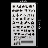 Juego de planificador de plástico CH Haicheng para diario, cuaderno de bocetos, libreta, 20 unidades, 4 x 7 pulgadas - Arteztik
