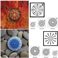 Mandala Dotting Tools – 30 herramientas de pintura para uñas con plantilla de mandala, kit de plantilla, lápiz capacitivo, pintura de lienzo, rocas, manualidades, suministros artísticos, bolsa de almacenamiento gratuita - Arteztik
