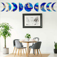 Loraleo - Juego de 2 moldes de silicona con fase lunar, resina de fundición epoxi moldes de posavasos con 2 botellas de papel de aluminio dorado para manualidades, tazas, alfombrillas para hacer decoración del hogar - Arteztik

