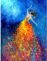 5D DIY Diamond Painting Kits for Adults 30x40cm, Full Square Drill Diamond Crystal Rhinestone Embroidery Cross Stitch Pictures Arts Craft for Home Wall Decor Gift Dancer Girl - Arteztik
