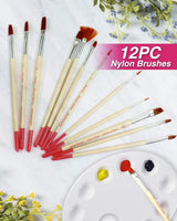 COLOUR BLOCK - Juego de 52 piezas de acuarela, suministros de arte para la escuela, incluye 12 tubos de pintura de acuarela, juego de 12 pinceles, 25 hojas de bloc de dibujo y 24 lápices de acuarela - Arteztik
