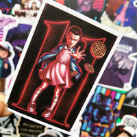 50 pegatinas de película de Stranger Things para ordenador portátil, dormitorio, armario, coche, monopatín, motocicleta, teléfono móvil, equipaje, guitarra, bricolaje para adolescentes (Stranger Things 50) - Arteztik
