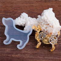 19 piezas de moldes de resina de animales surtidos, bandejas de silicona, juego de mariposa, caballo, gato, caballo, joyería de fundición para manualidades - Arteztik
