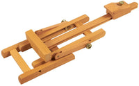 H-Frame caballete – Lienzo Arte Caballete para mesas y escritorios – Madera Studio Artista Caballete – Ajustable y Plegable – Para lienzos de hasta 11.6 inches en altura, 4.9 x 15 x 6.3 inches - Arteztik
