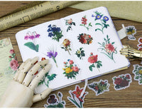 Jelacy - Juego de pegatinas de flores verdes, para manualidades, manualidades, portátiles, álbumes de recortes, álbumes de recortes, diario, manualidades, 140 unidades - Arteztik
