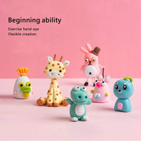 50 Color /25g Soft Clay Starter kit, Block Oven Baking Model Clay, DIY Craft Clay, with Carving Tools, Storage Box and Other Tools Laojbaba - Arteztik
