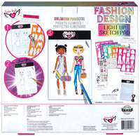 Fashion Angels Fashion Design Light Pad Sketch Set 12521 Light Up Tracing Pad, incluye USB, Ultra Thin Tablet, Multi - Arteztik
