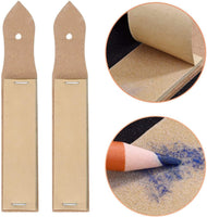 Herramientas de dibujo de bocetos, 15 piezas de mezcla de tachuelas y tortillion papel Art Blenders con papel de lija sacapuntas puntero para estudiante artista carbón boceto herramientas de dibujo - Arteztik
