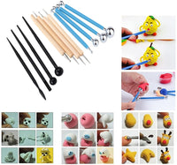 ecjiuyi 12pcs bola Stylus Dotting Tools para cerámica de arcilla cerámica muñeca modelado flores Rock la pintura Mandala Arte de papel con Caso de almacenamiento - Arteztik
