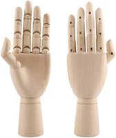 Manikin Manikin - Figura de mano izquierda/derecha para dibujar, dibujar, pintar (madera, 10.0 in) - Arteztik
