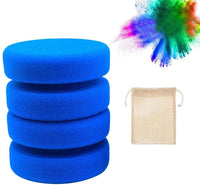 Esponja de pintura, aplicador de esponja de pintura con bolsa de almacenamiento de malla para colgar, esponjas de acuarela (esponja de color azul) - Arteztik
