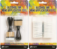 Tim Holtz - Mini aplicador de tinta de alcohol y fieltro de repuesto (2 unidades) - Arteztik
