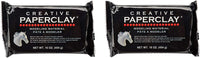 Creative Paperclay para modelar compuesto, 16 onzas, blanco (Тwo Рack) - Arteztik

