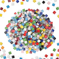 E-Home Shop - Azulejos de mosaico de cristal para mosaico (2.2 lbs, forma irregular, 35.27 oz) - Arteztik
