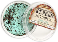 Hielo, Iced esmaltes de resina turquesa - Arteztik
