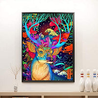 Halloween Decorations DIY 5D Diamond Painting by Number Kits Full Drill Rhinestone Pictures Painting Arts Craft for Home Wall Decor (12” x 10”,Halloween Pumpkin) - Arteztik
